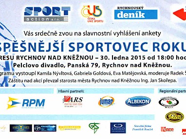 2015.01.30 - Nejlepší sportovec okresu Rychnov r. 2014 © Petr Reichl